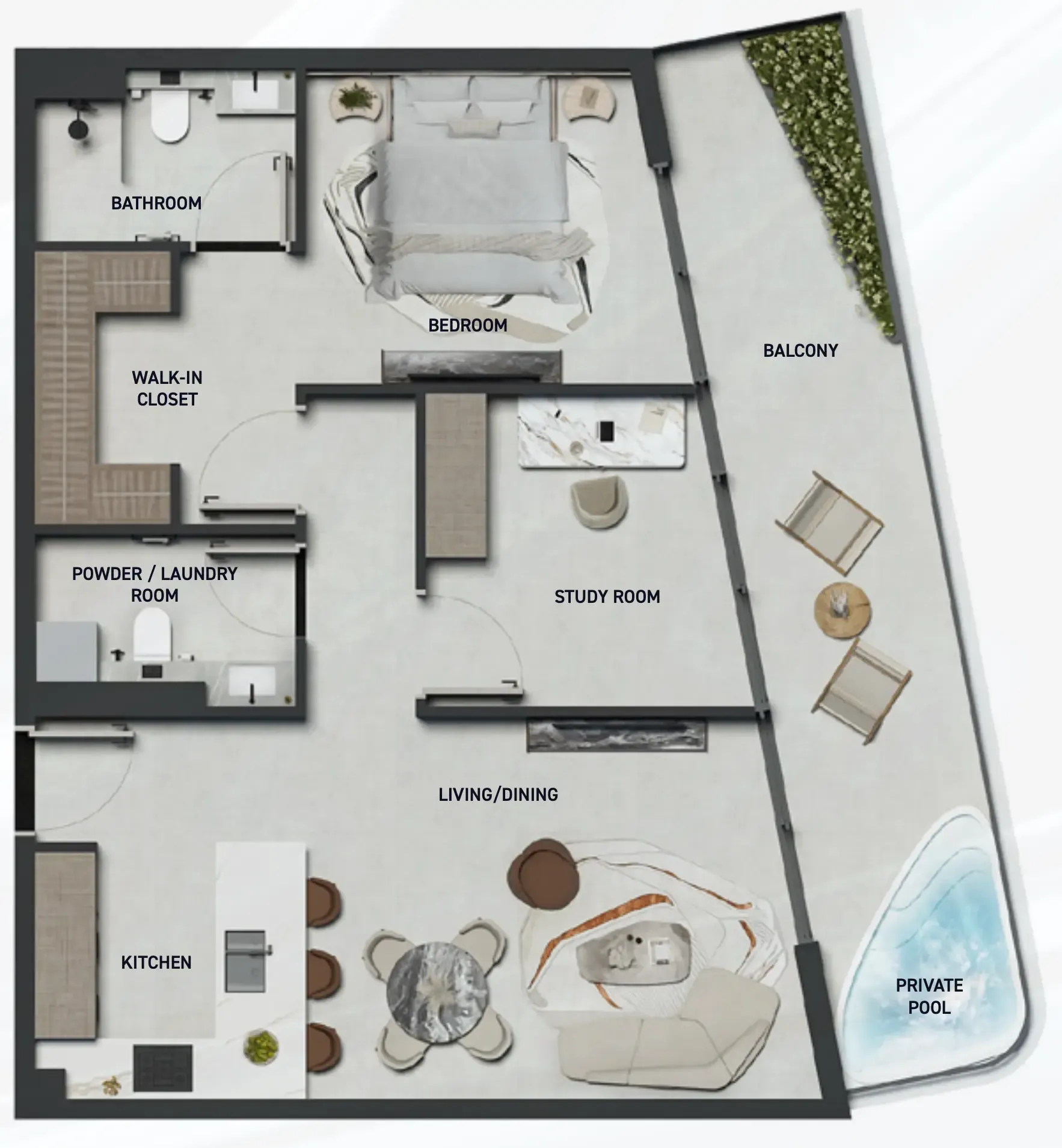 1BR Layout