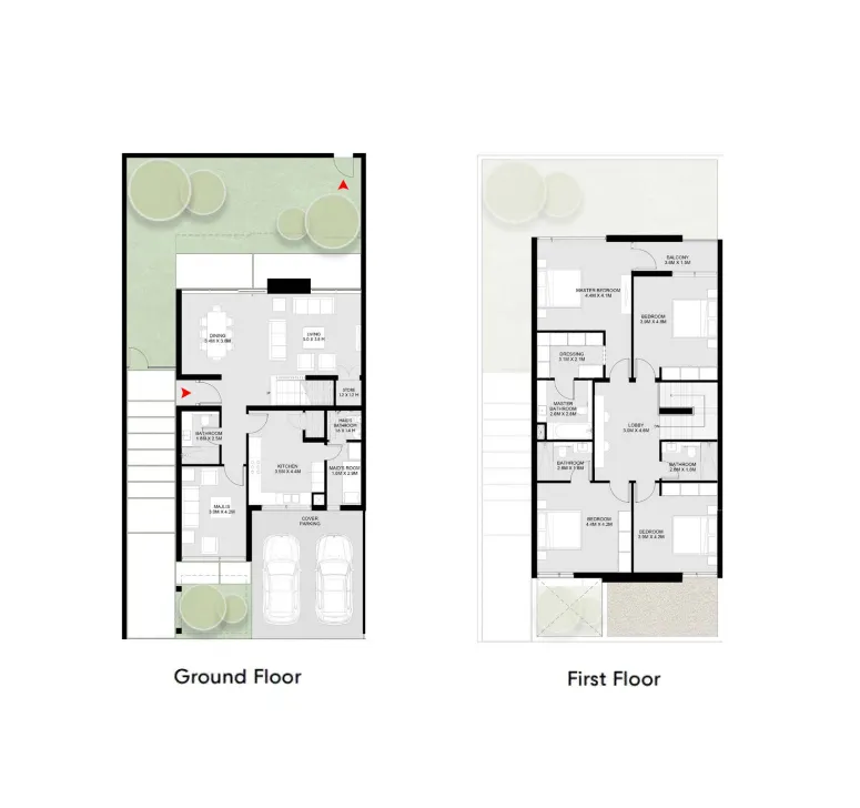 4-bedroom home floor plan
