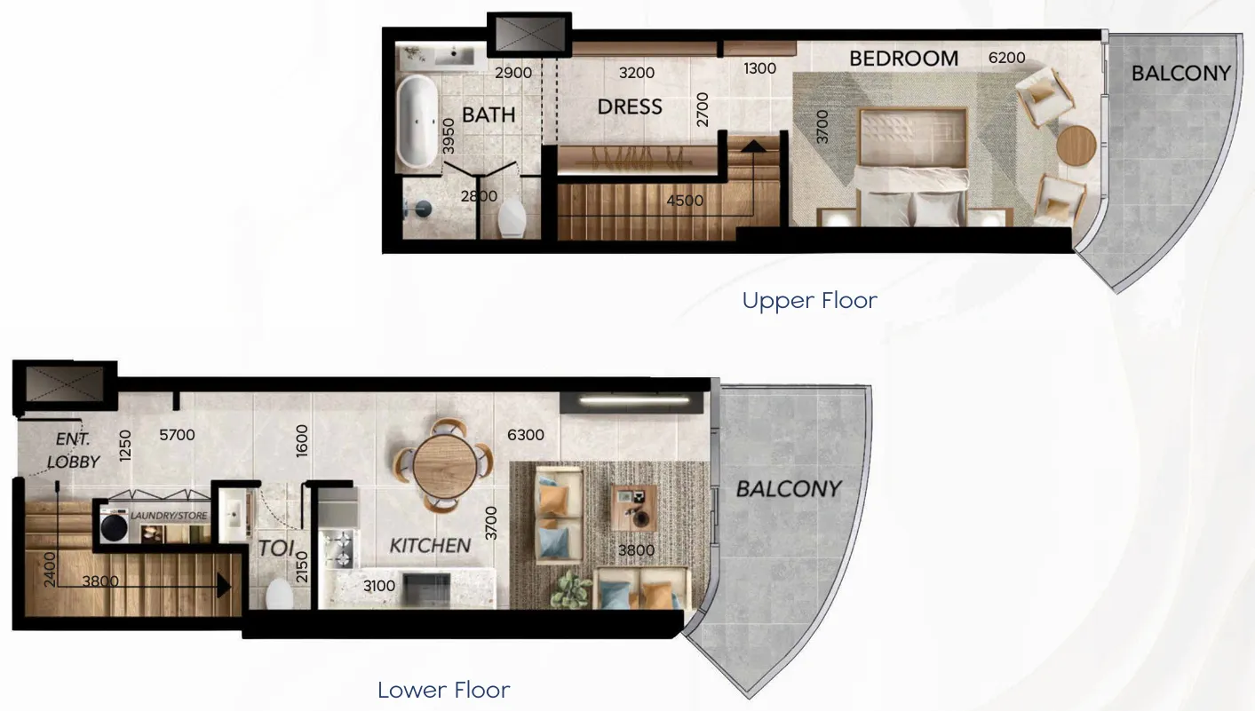1 bed
