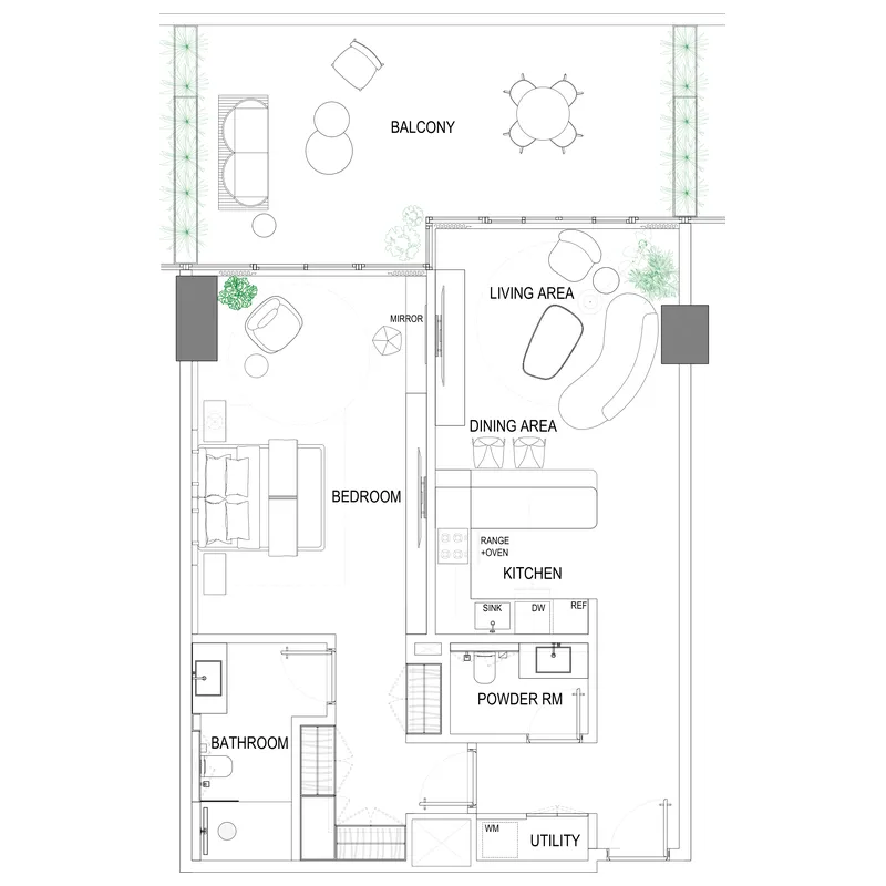 1BR Layout