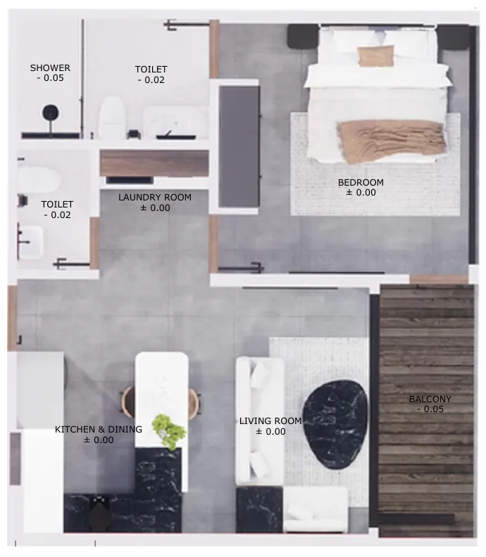 1BR Layout