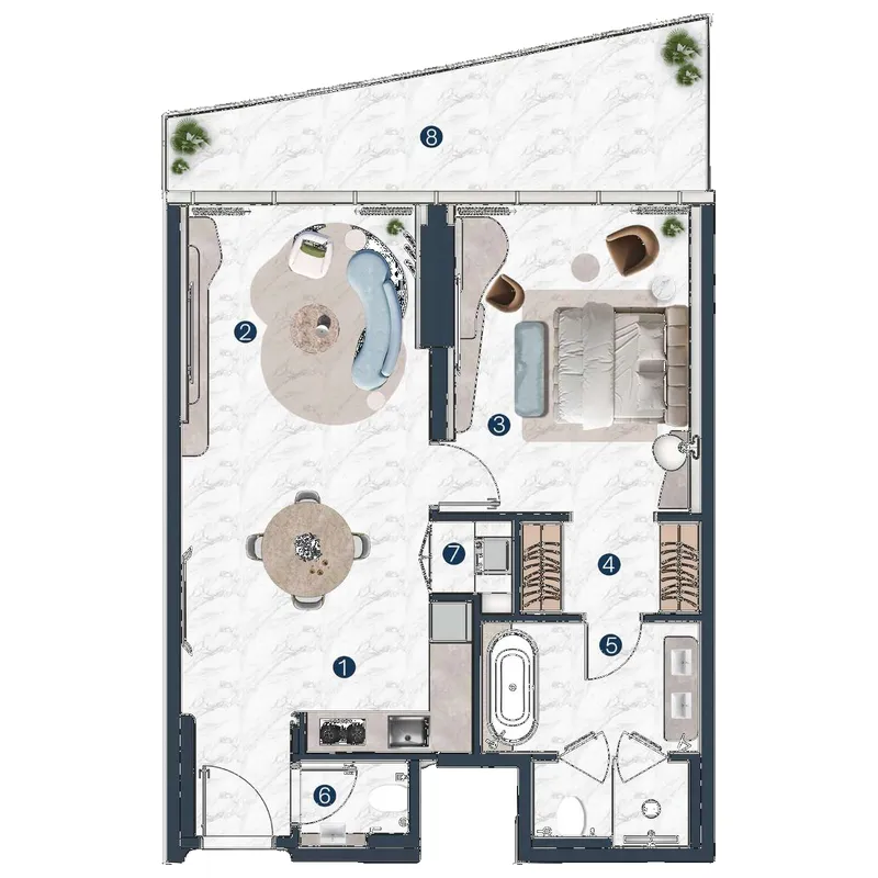 1BR Layout