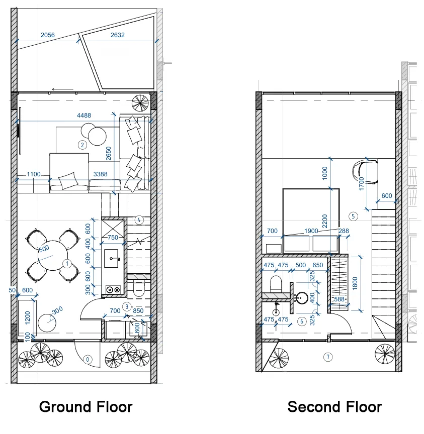 Ubud Dream — 2 Bedrooms floor plan