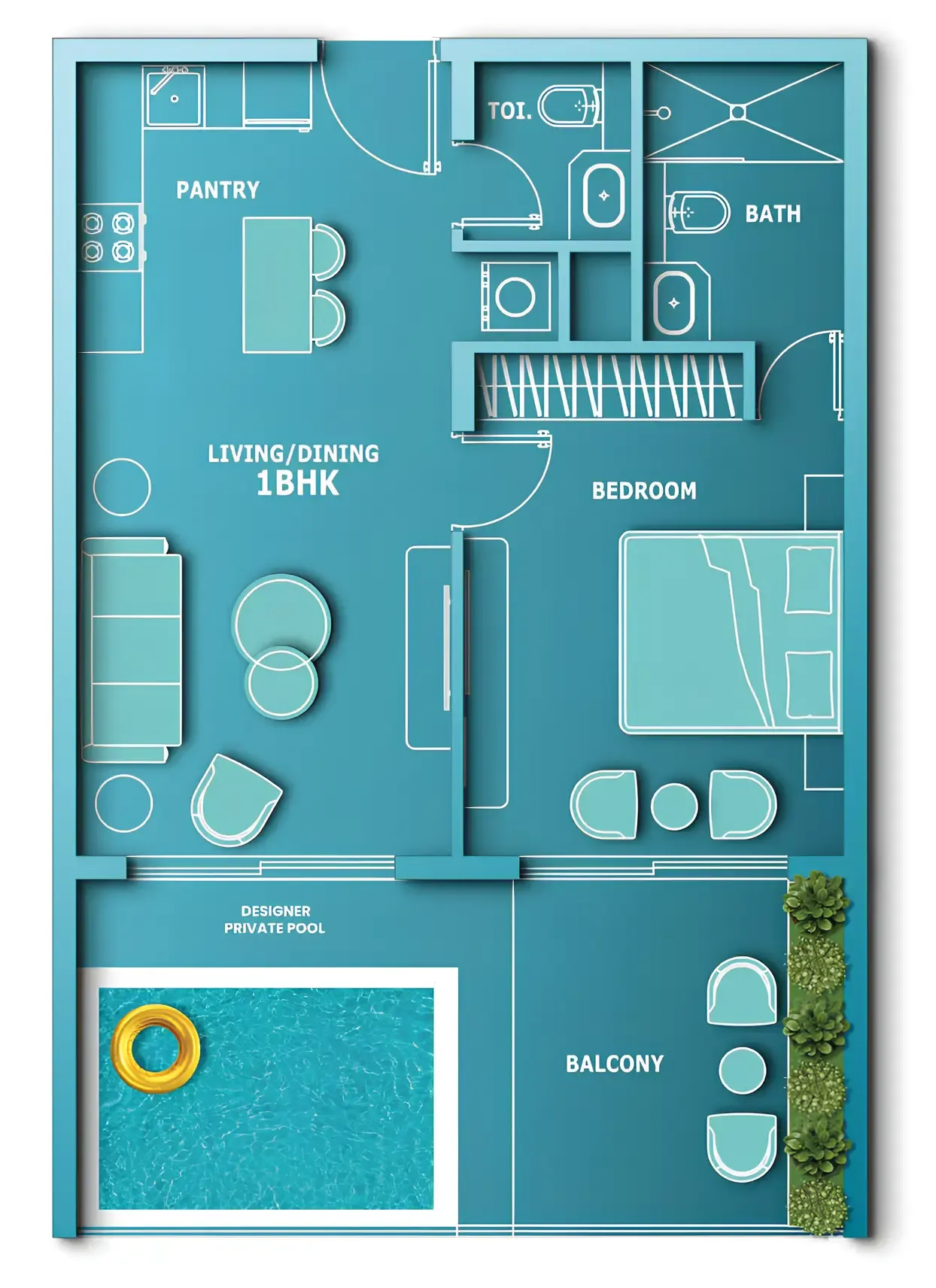 1BR Layout