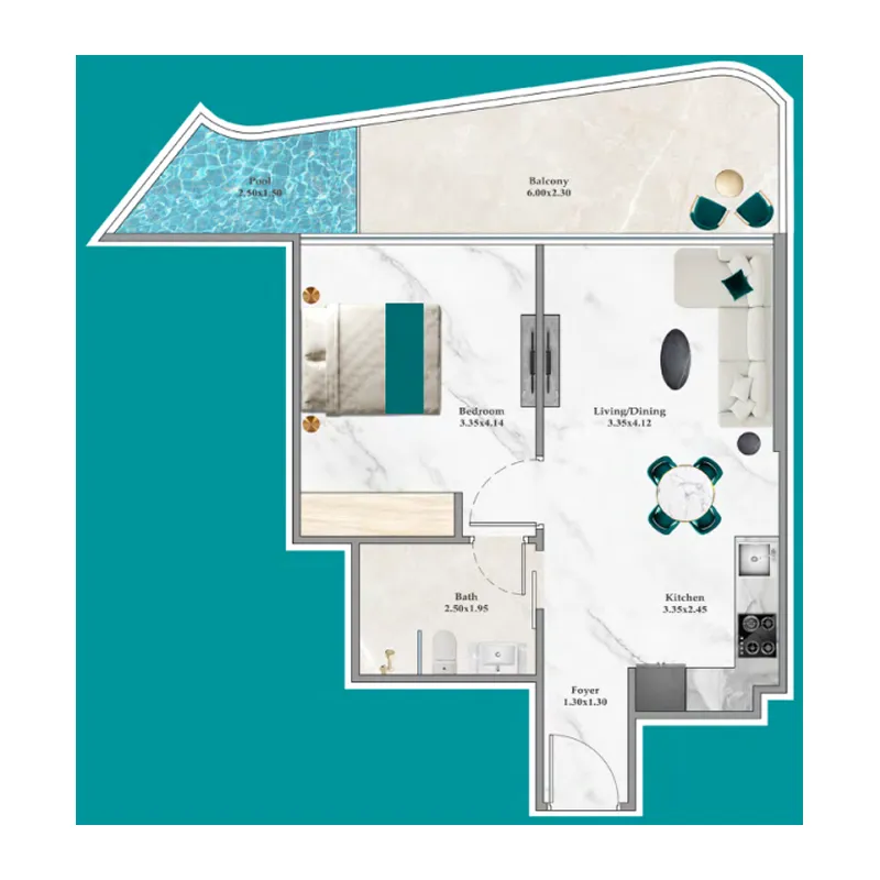 1BR Layout