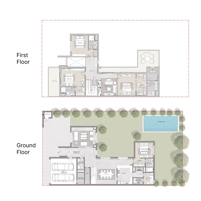 4 bed