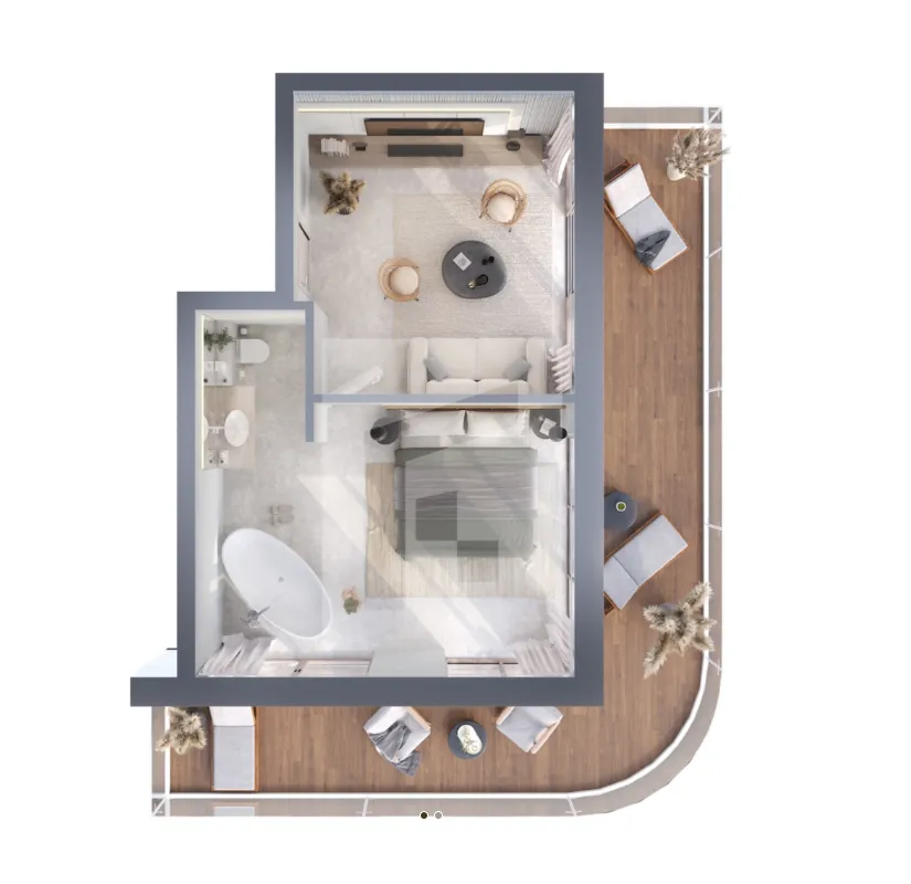 1BR Layout