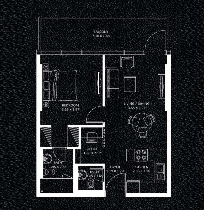 1 bed