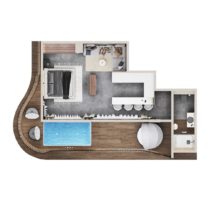 1BR Layout