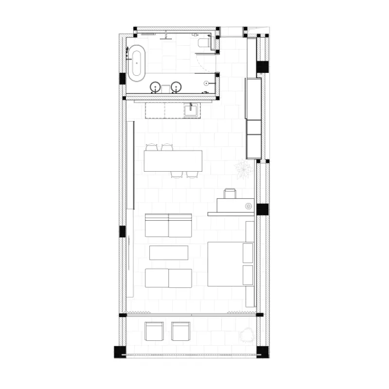 1BR Layout