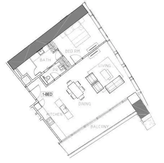 1 bed