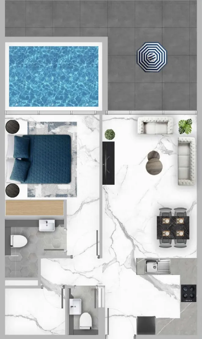 1BR Layout