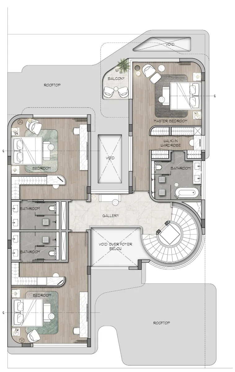 4 bed
