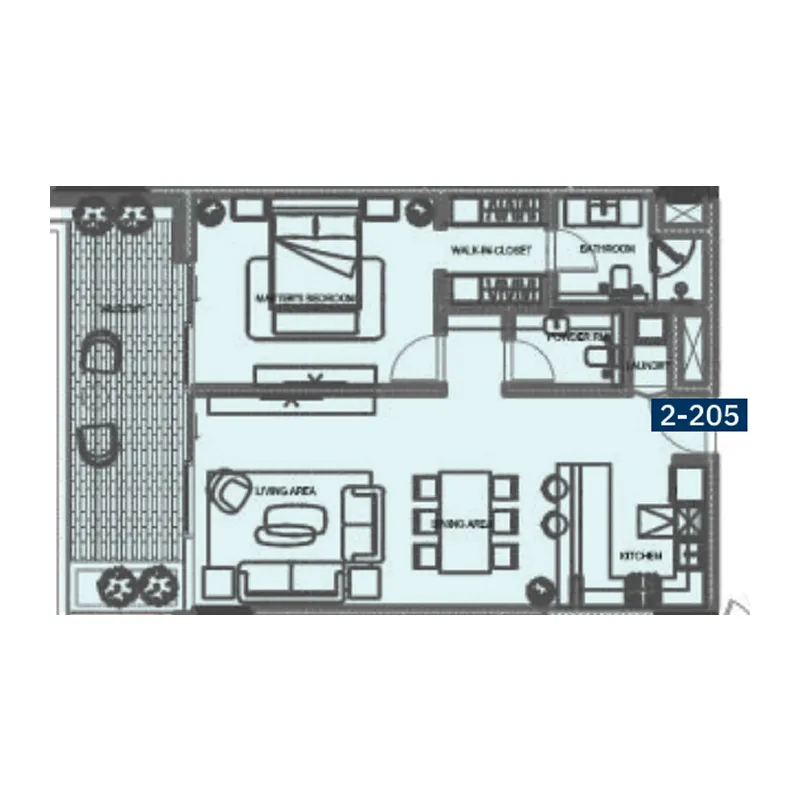 1 bed