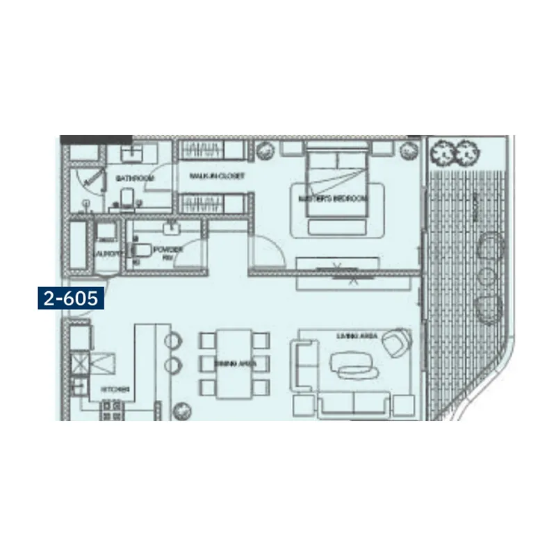 1 bed