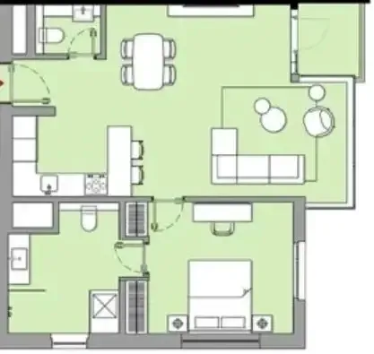 1 bed