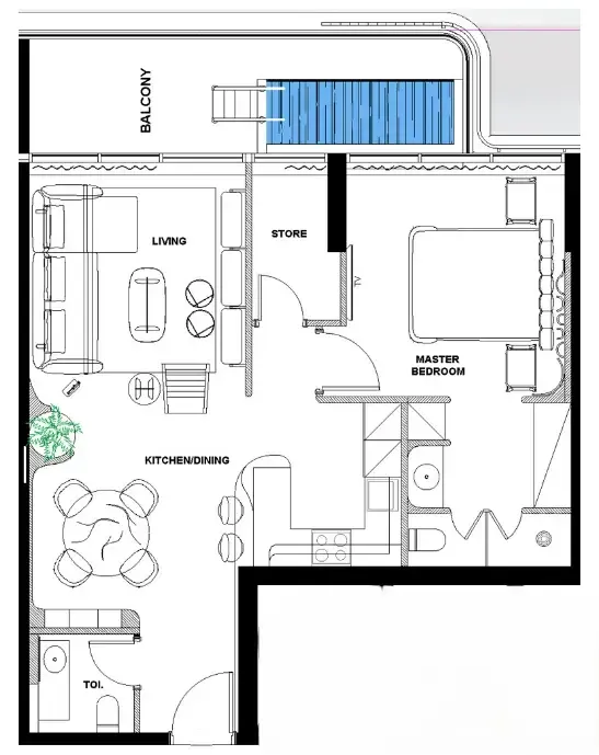 Peace Homes Development Natuzzi Harmoni floor plan