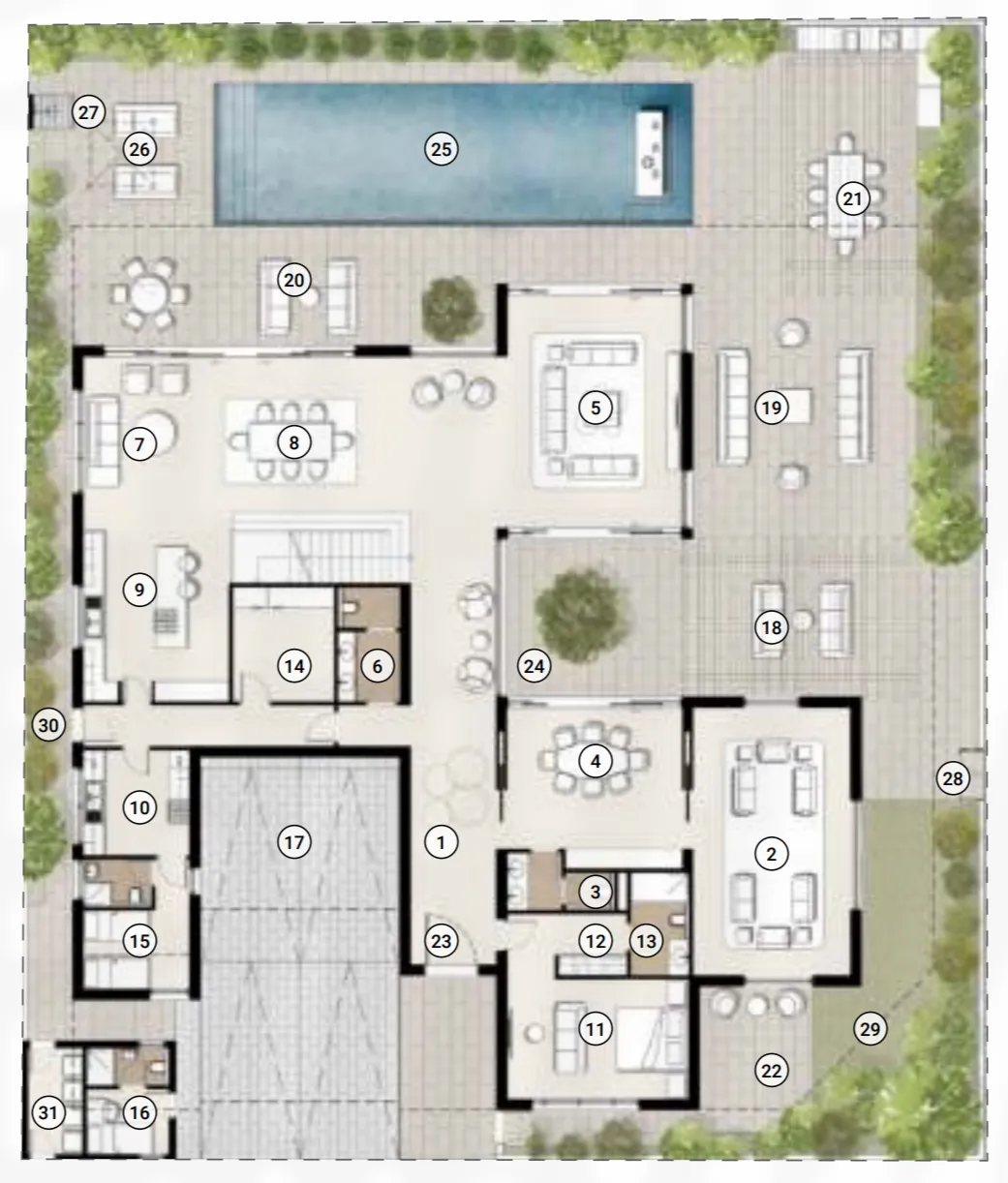5 bed