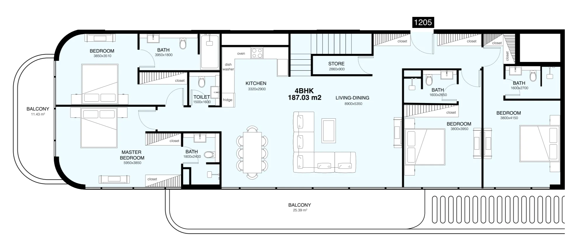 Mr. Eight Development Villa Del Gavi 4BR floor plan