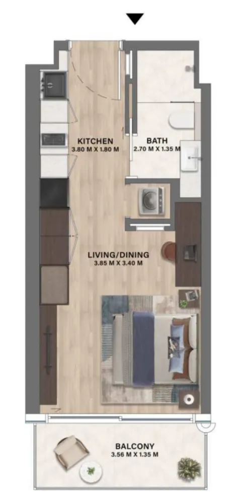 Studio floor plan