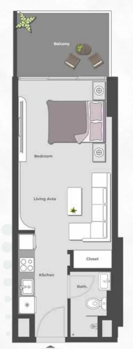 Studio floor plan