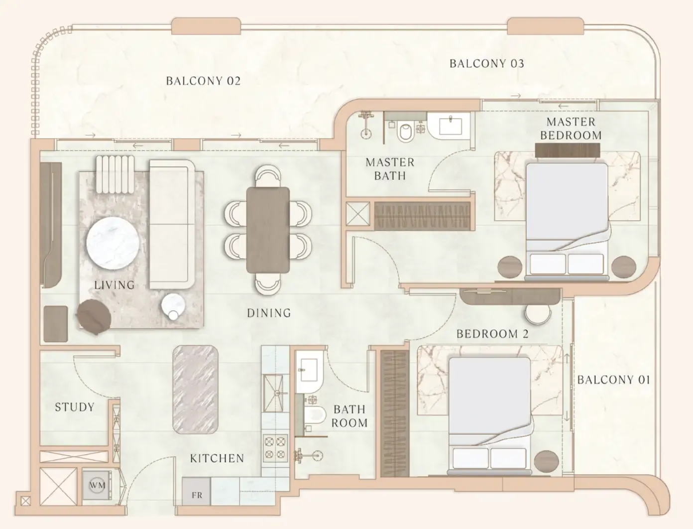 2BR Layout