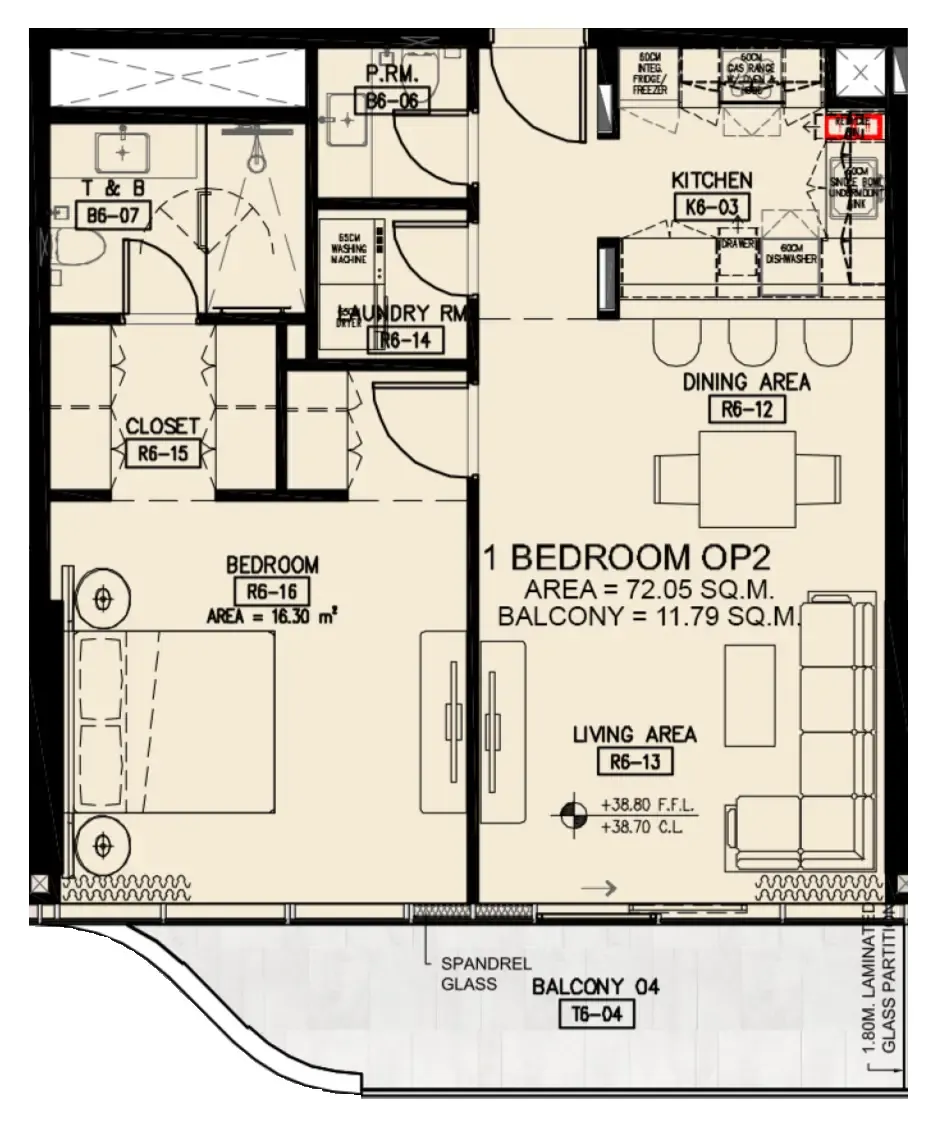 1 bed