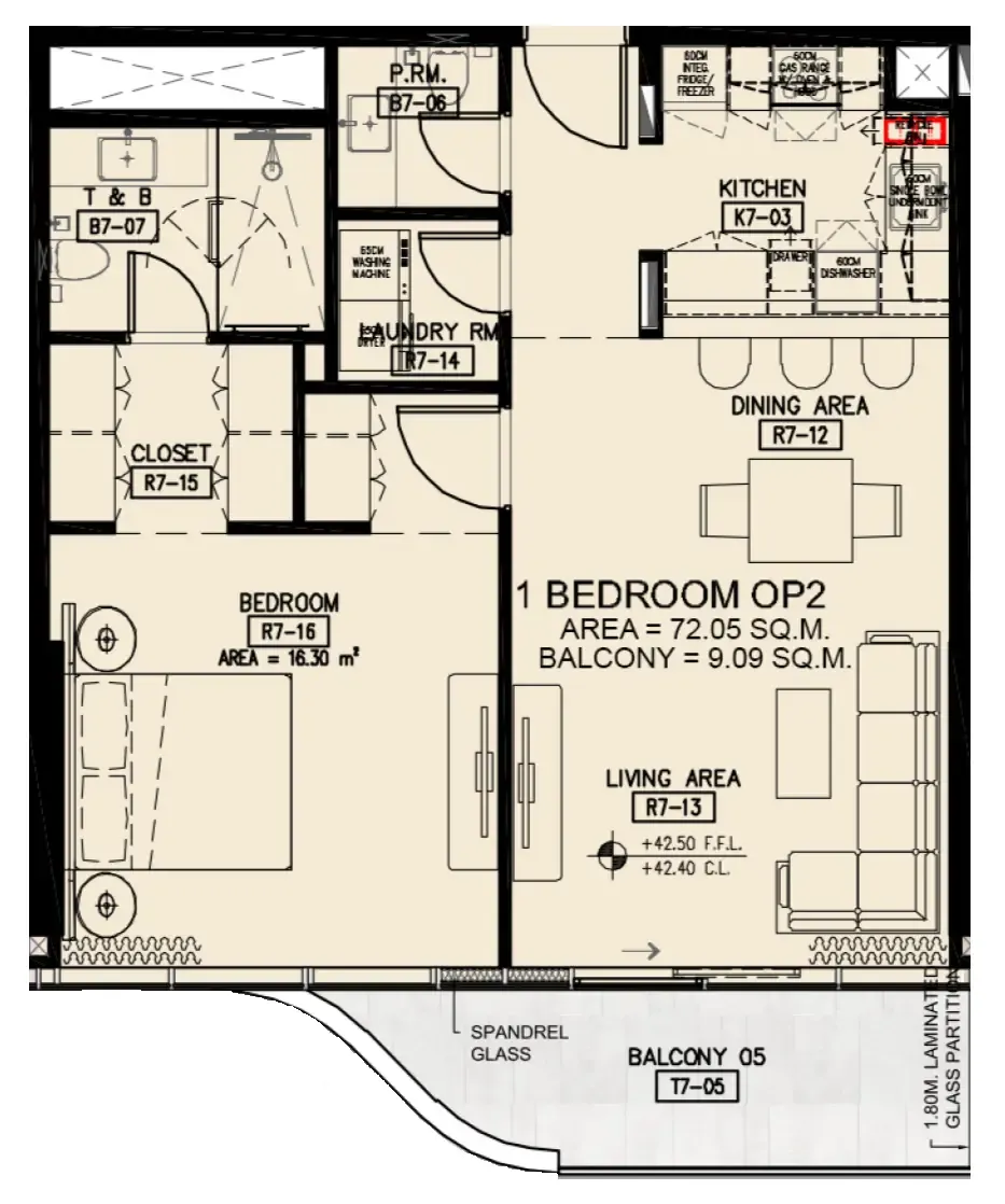 1 bed