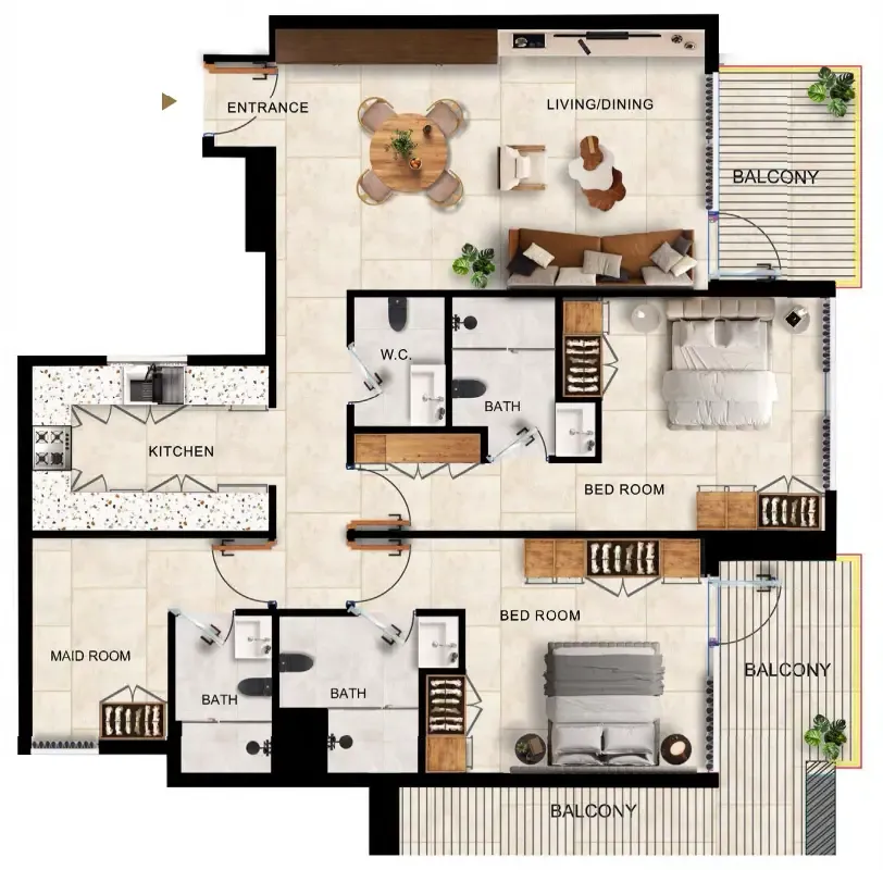 2BR Layout