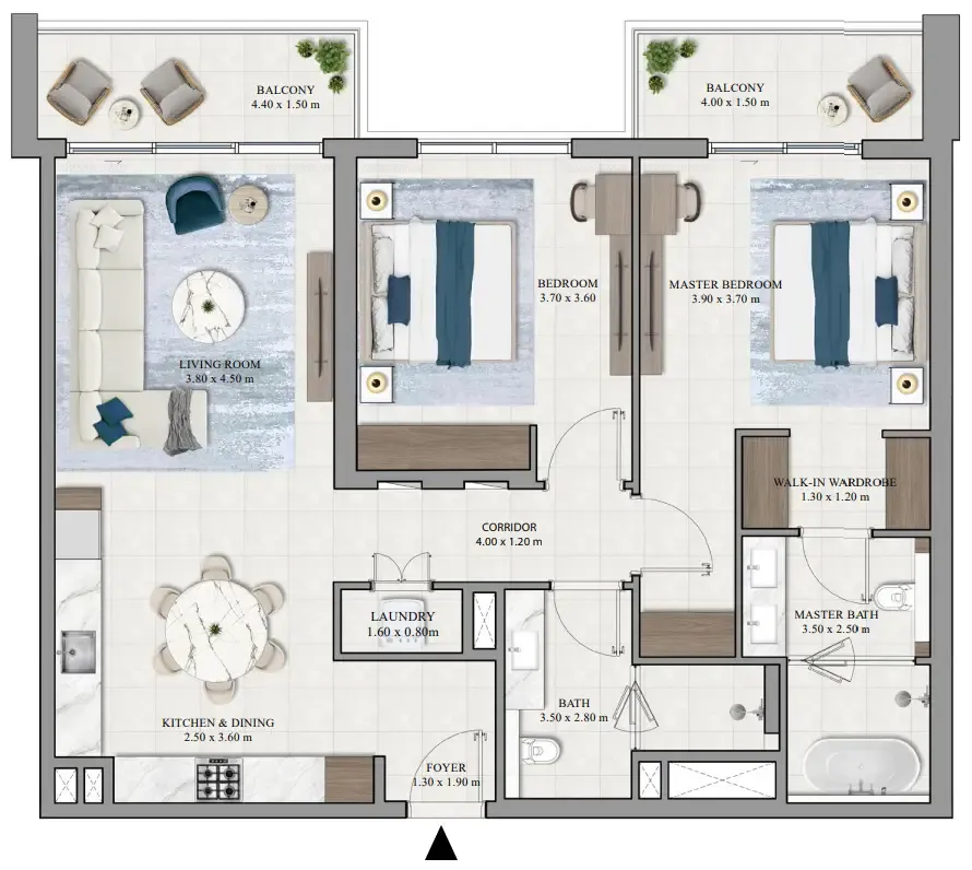 Grove Ridge — 3 Bedrooms floor plan