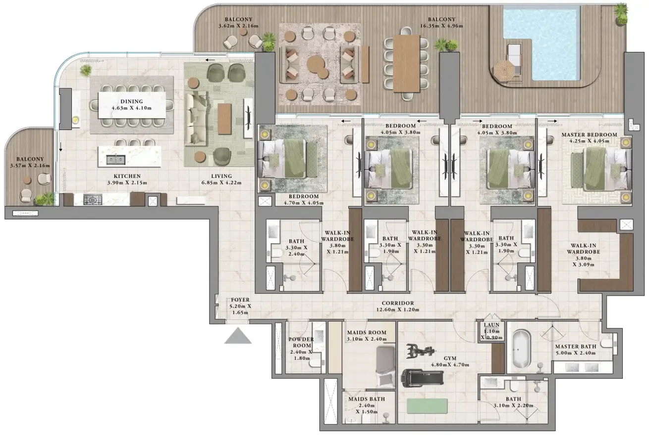 4BR Layout