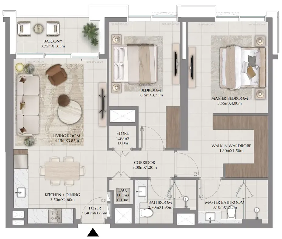 Emaar Terra Woods floor plan