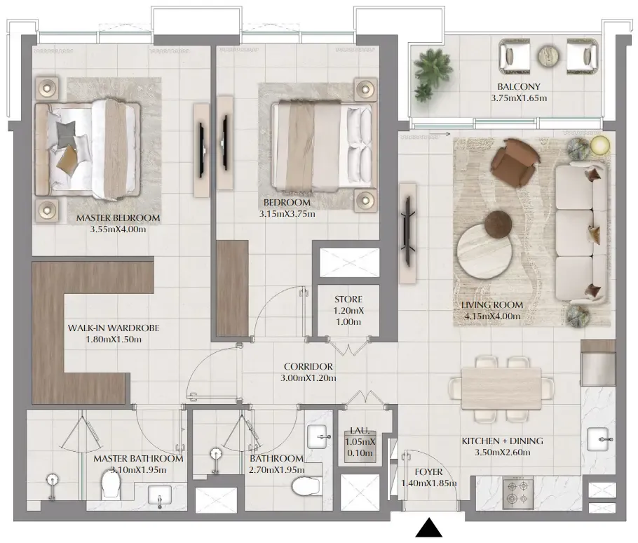 Emaar Terra Woods floor plan