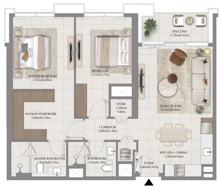 Emaar Terra Woods floor plan