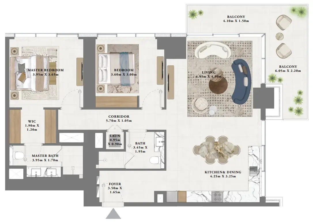 Emaar Albero floor plan