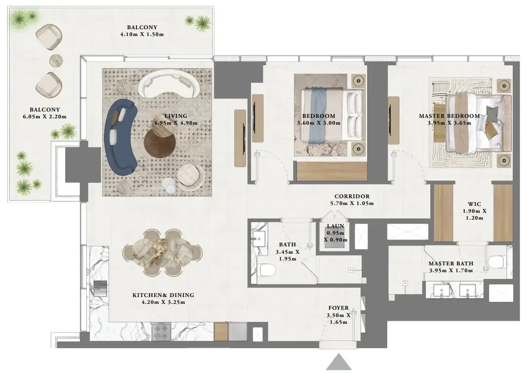 Emaar Albero floor plan