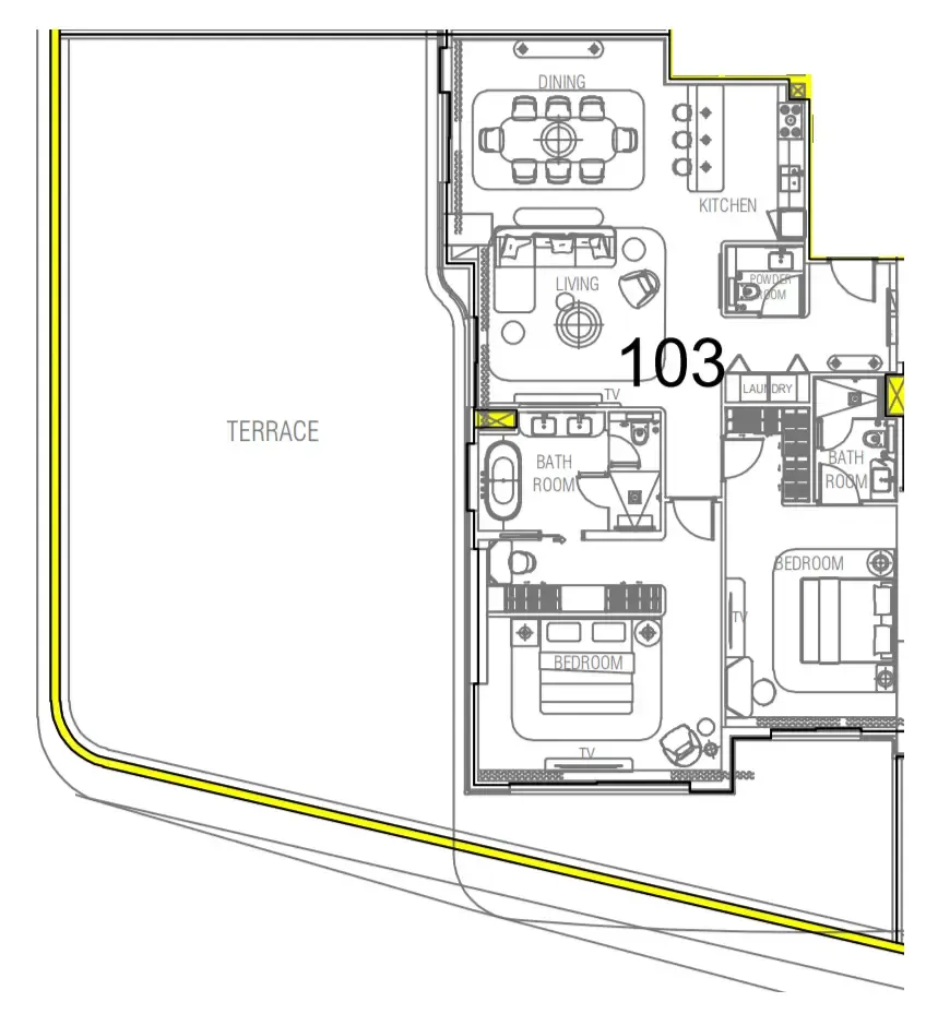 2 bed
