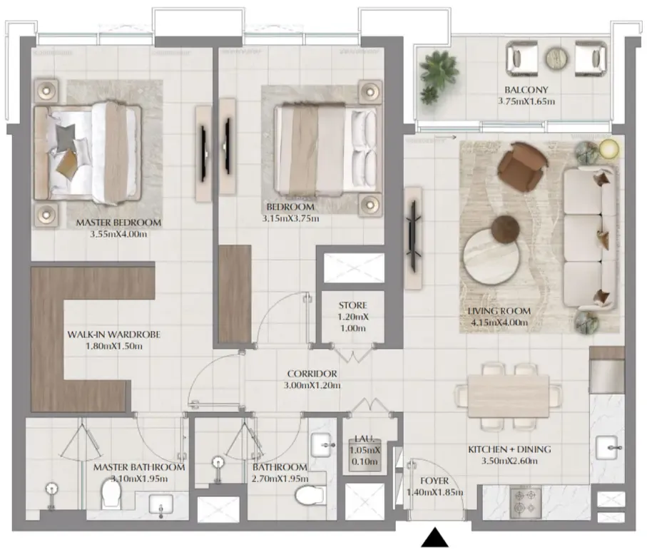 Emaar Terra Woods floor plan