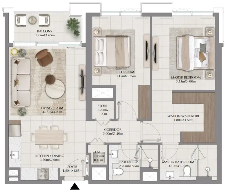 Emaar Terra Woods floor plan