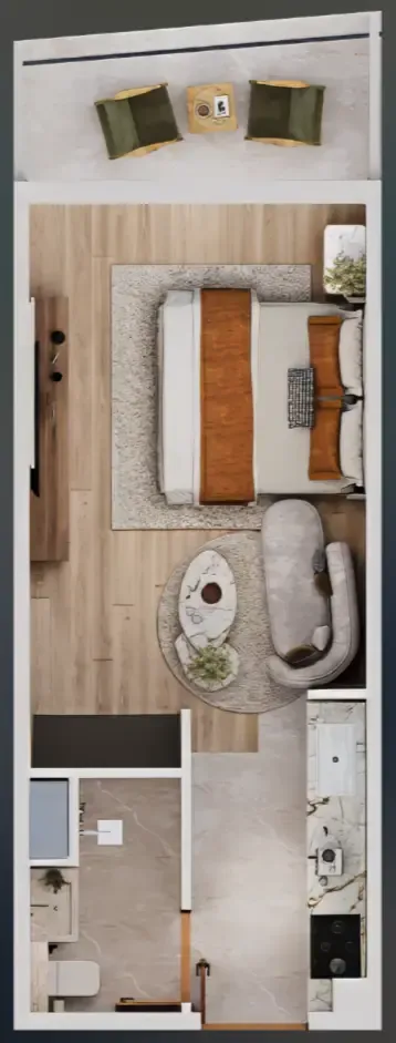 Studio floor plan