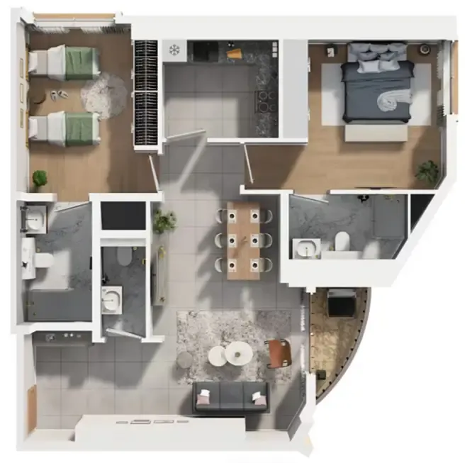 2BR Layout