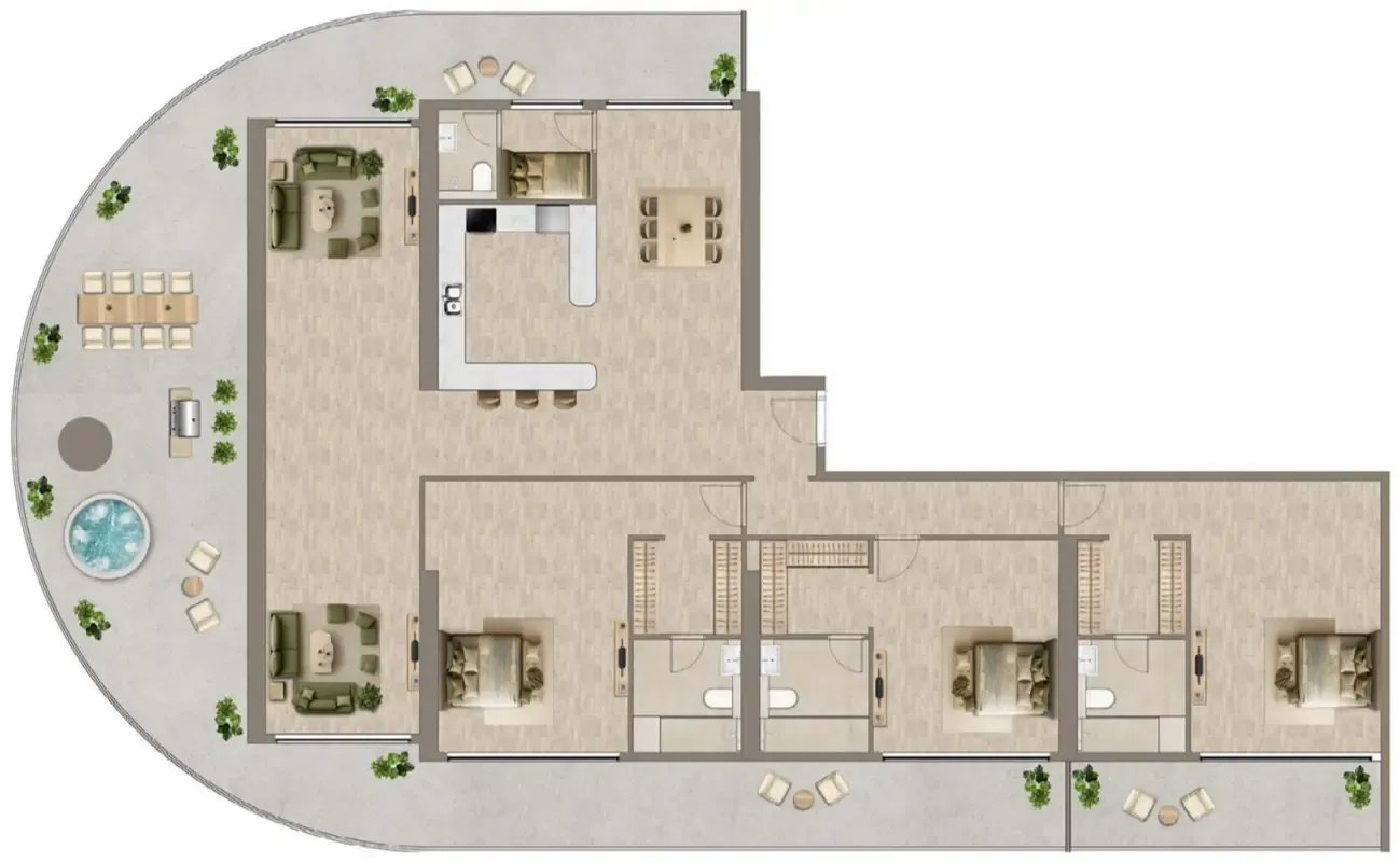 3BR Layout