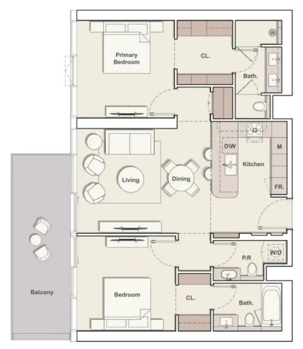 Ellington The Meriva Collection floor plan