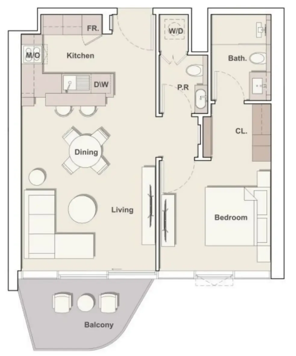 Portside Square — 3 Bedrooms floor plan