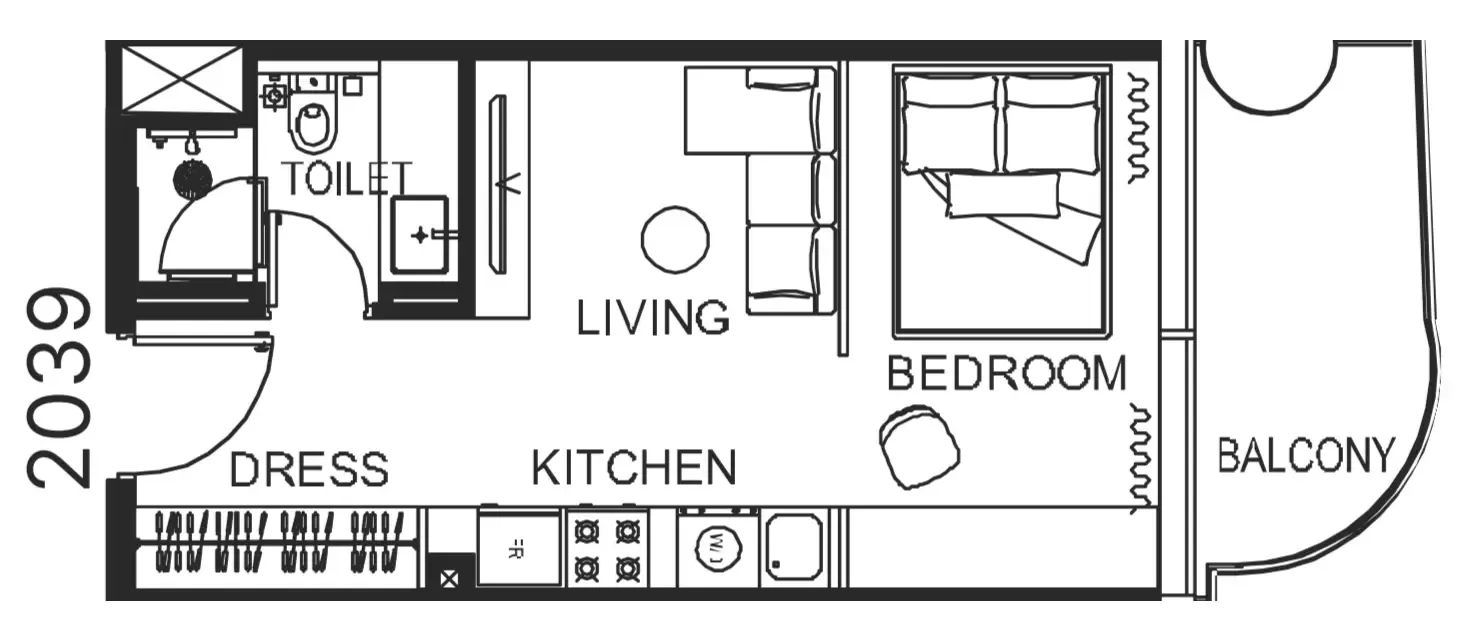 0BR Layout