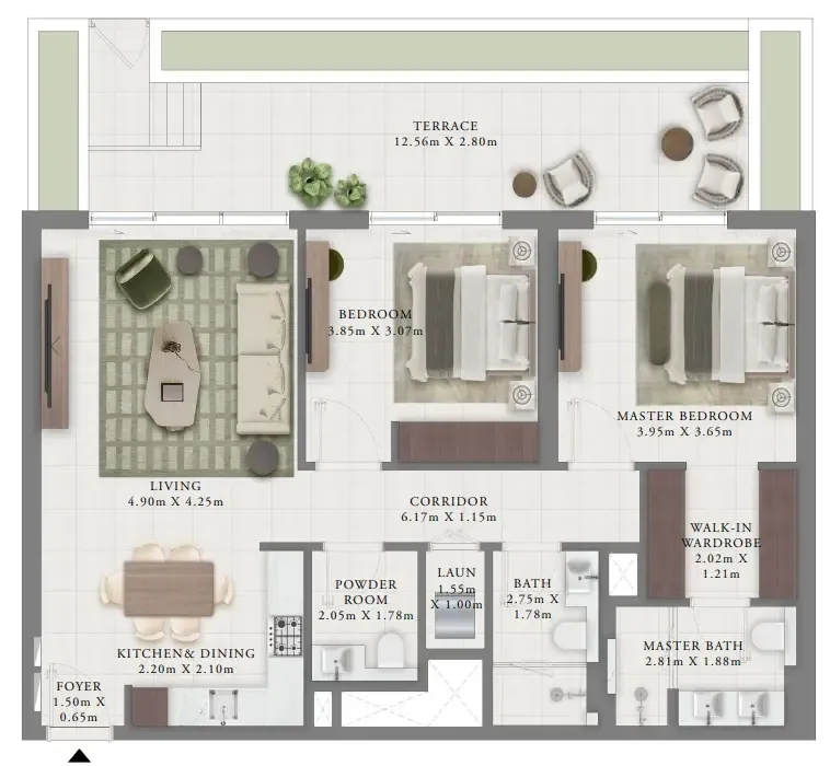 Emaar Creek Bay floor plan