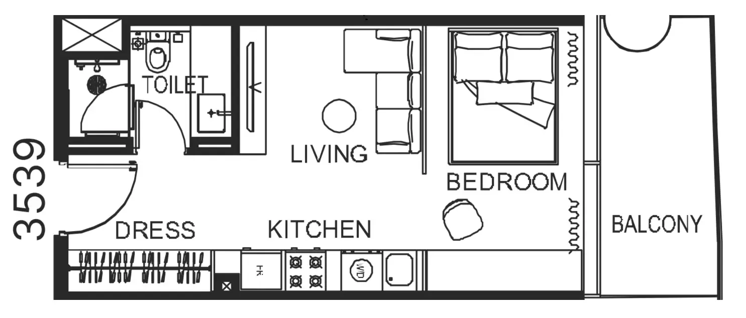 Studio floor plan