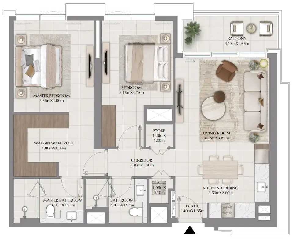 Emaar Terra Woods floor plan