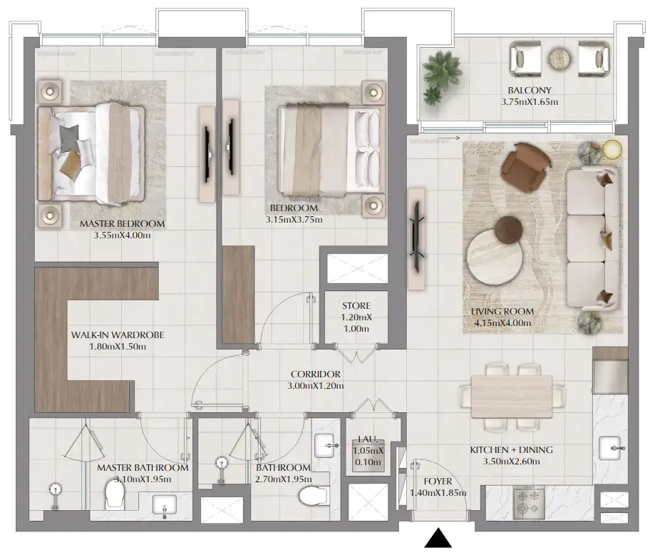 Emaar Terra Woods floor plan