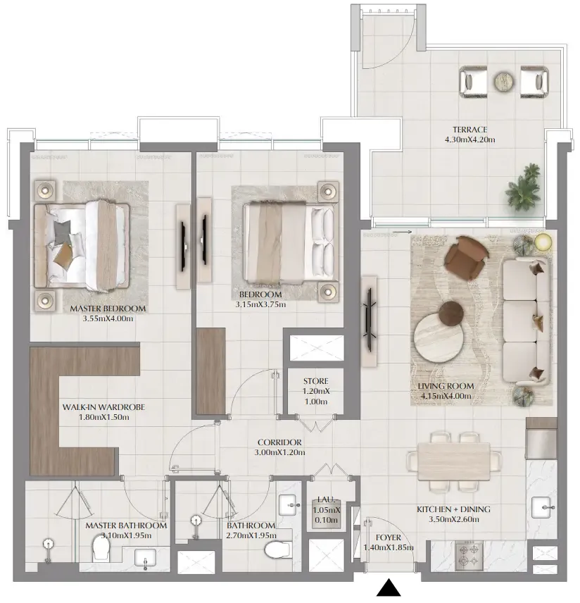 Emaar Terra Woods floor plan